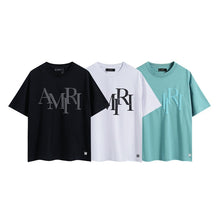 Amiri T Shirts Washed Series Foam-effect font