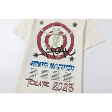 Travis Scott T Shirts Cactus Jack x Utopia Tour Utopia joint model Heaven and Hell short sleeve