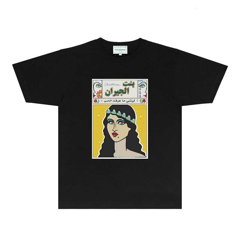 Casablanca T Shirts Street High-quality pure cotton