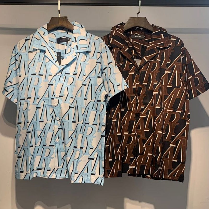 Amiri Shirt & Shorts Set 20260618 – Stylish Resort Wear (Top and shorts sold separately)