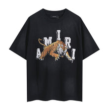 Amiri T Shirts Washed Series tiger