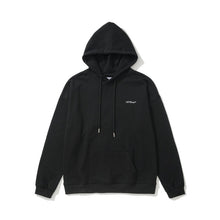 OW Fuzzy Arrow Pattern Pullover Hooded Sweater