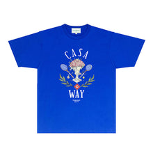 Casablanca T Shirts Street High-quality pure cotton