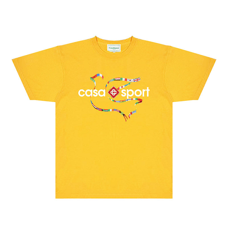Casablanca T Shirts Street High-quality pure cotton
