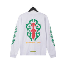 CHH Chrome Heart  Long Sleeve Shirt Unisex Fashion Loose Long Sleeve Shirt