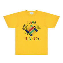 Casablanca T Shirts Street High-quality pure cotton