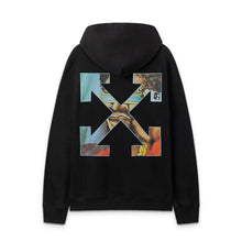 OW character oil painting arrow pattern pullover hooded sweater