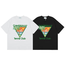 Casablanca T SHIRTS High-quality pure cotton streetwear