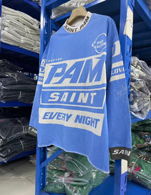 Saint Michael long sleeve shirts Premium-quality pure cotton streetwear for autumn