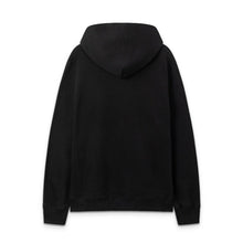 OW Butterfly Letter Print Pattern Pullover Hooded Sweater