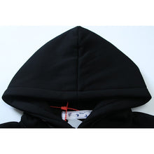 OW Cashew Flower Arrow Pattern Hooded Sweater