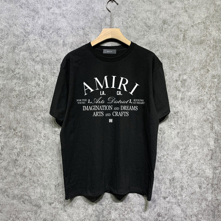 Amiri T Shirts Printed Trendy Pure Cotton
