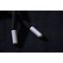 OW stylus oblique stripe print pullover hooded sweater