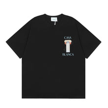Casablanca T SHIRTS High-quality pure cotton streetwear