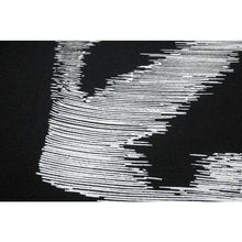 OW Fuzzy Arrow Pattern Pullover Hooded Sweater