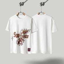 Travis Scott T Shirts x Mitchell x Ness FLORIDA STATE UNIVERSITY logo print short-sleeve