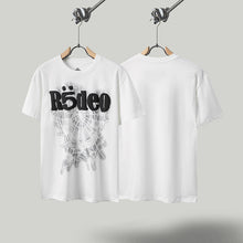 Travis Scott T Shirts FW24xRodeoxSP5 spider web print short-sleeve