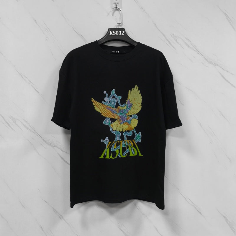 KSUBI T SHIRTS High-quality 260g 32-count double-yarn pure cotton streetwear—suitable for all seasons.