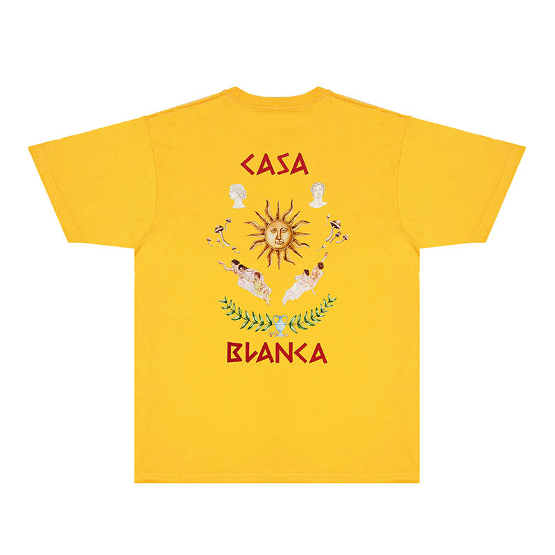 Casablanca T Shirts Street High-quality pure cotton