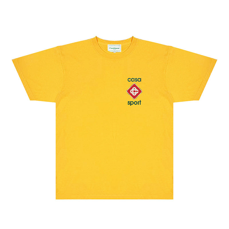 Casablanca T Shirts Street High-quality pure cotton