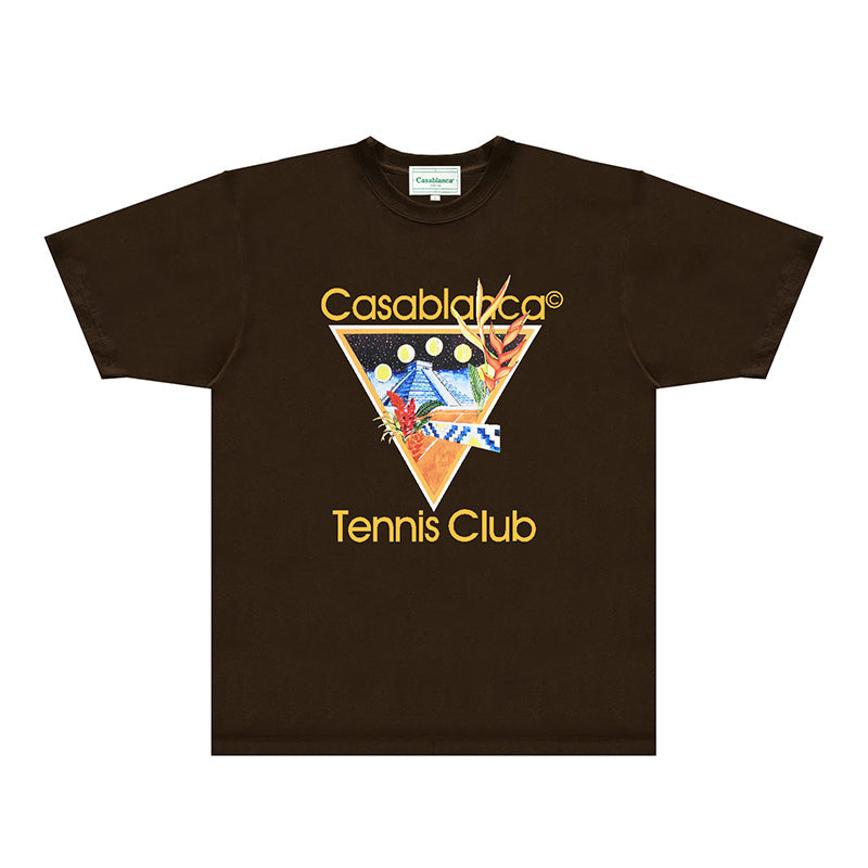 Casablanca T Shirts Street High-quality pure cotton