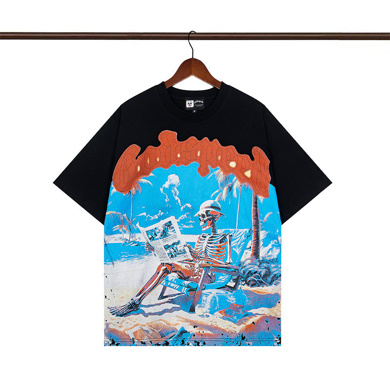 Godspeed T-Shirt Retro Fantasy Pattern