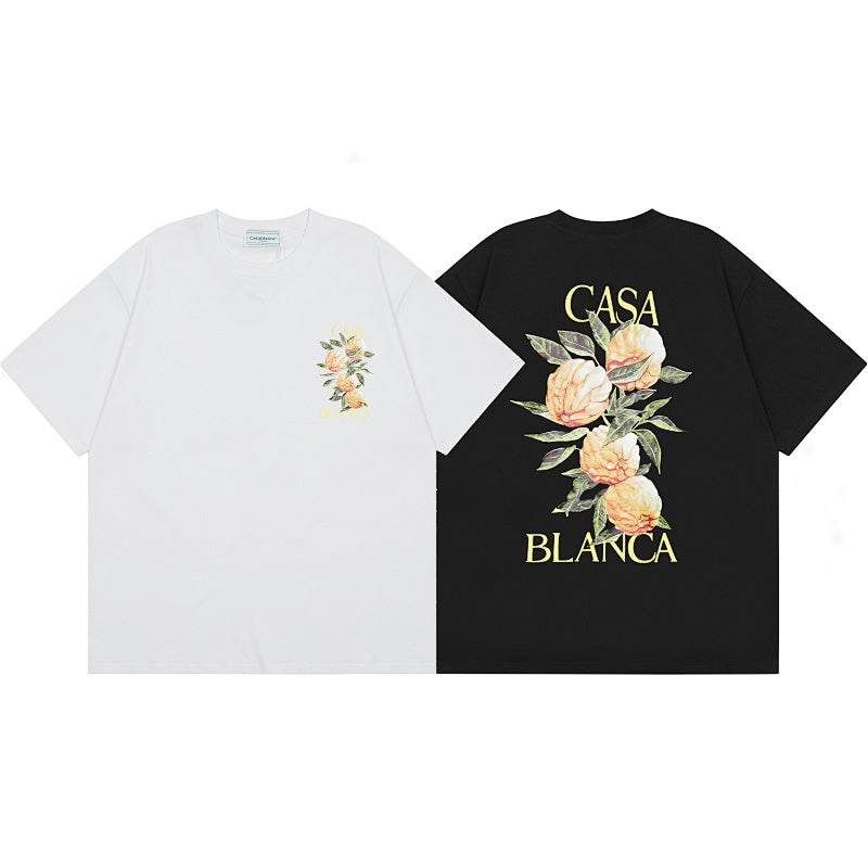 Casablanca T SHIRTS High-quality pure cotton streetwear