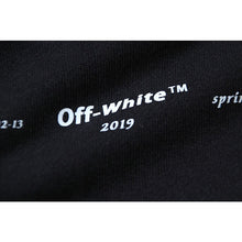 OW 99 Digital Pink Arrow Graffiti Printed Hooded Sweater