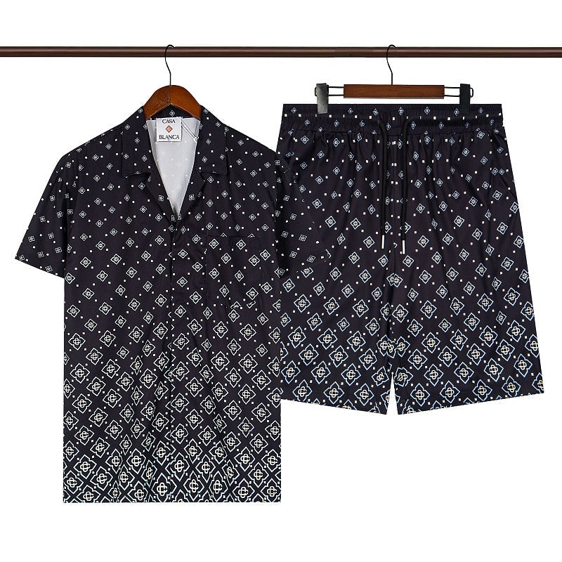 Casablanca Beach Shirt & Shorts Set Casual Summer Vacation/Travel Wear (Sold Separately)