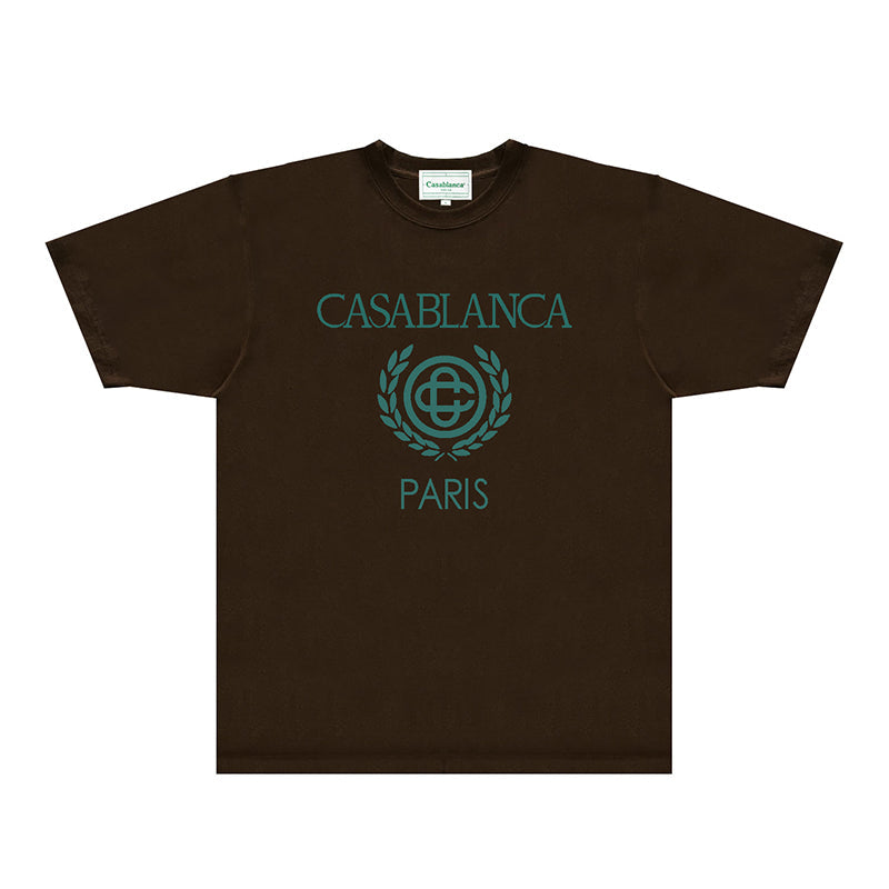 Casablanca T Shirts Street High-quality pure cotton