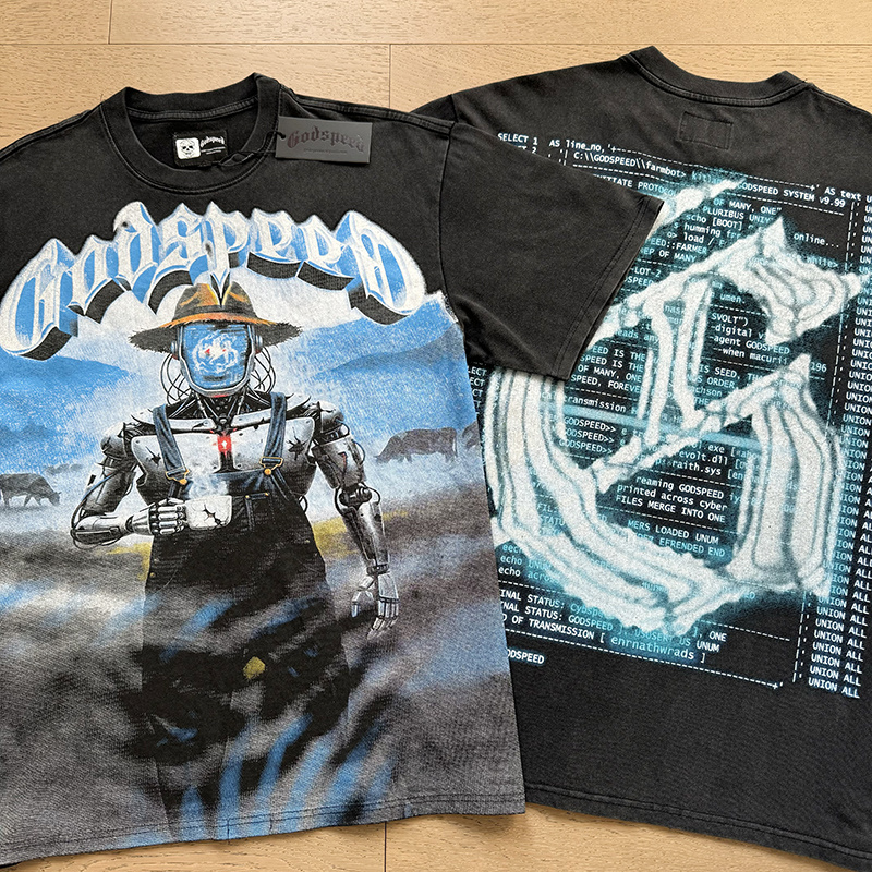 Godspeed T Shirts 100% pure cotton 260g fabric