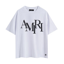 Amiri T Shirts Washed Series Foam-effect font