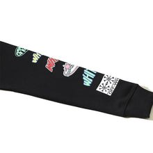 OW cartoon pattern arrow hooded sweater