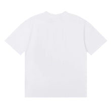 Purple T Shirts Dizzy Pattern Printed Cotton Short Sleeves Men and Women