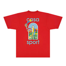 Casablanca T Shirts Street High-quality pure cotton