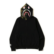 Bathing Ape Bape Hoodie Splicing Camouflage Sweater Cardigan Hooded