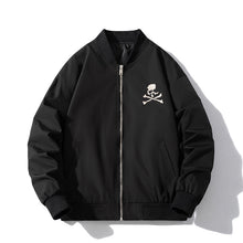 Mens Vintage Jackets Dark Baseball Uniform Bomber Jacket
