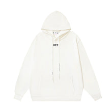 OW Saturn pattern arrow pullover hooded sweater