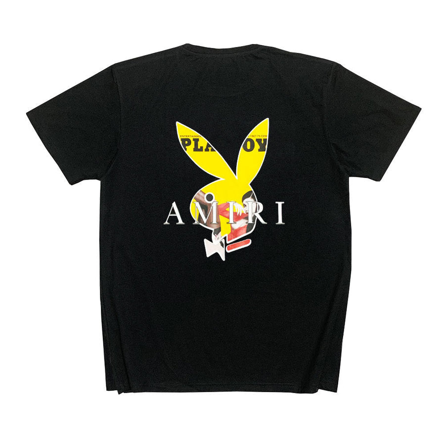 Amiri T Shirt Printed Casual Hip Hop Short-Sleeved T-shirt for Men