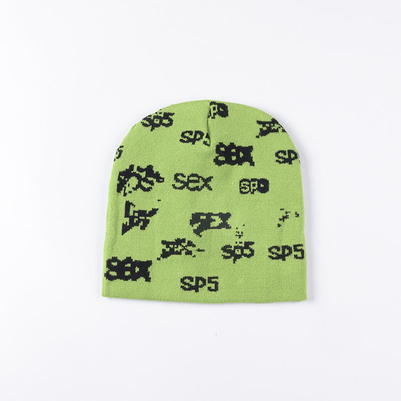 Sp5der Knitted Beanie Wool