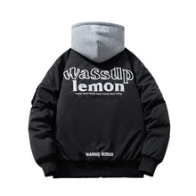 Men Vintage Jackets Jacket Embroidered Bomber Jacket Hooded Couple Baseball Uniform