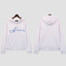 Amiri Hoodie gradual change letter pattern pullover hooded sweater men and women