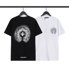 CHH Heart T Shirts Sanskrit cross logo short-sleeved men's T-shirt