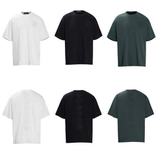 CHH Heart T Shirts Crowe Cross Print Short Sleeve T-Shirt Loose