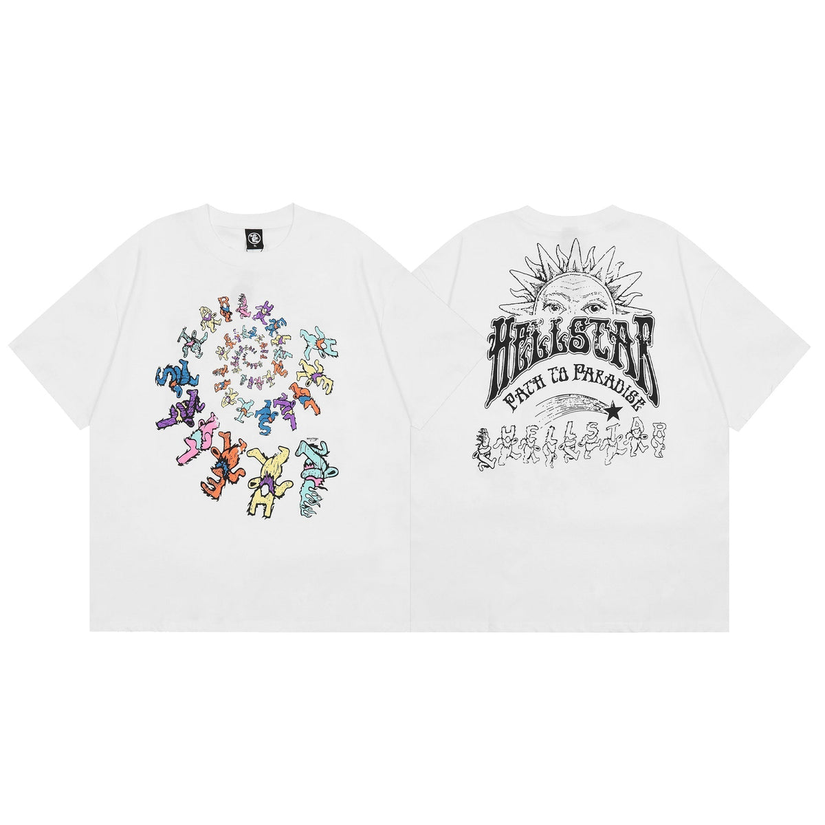 HS T Shirt Creative Sun Print