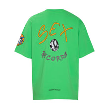 CHH Heart T Shirts Croix Sex Records Graffiti Short Sleeve