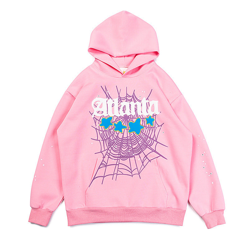 Sp5der Hoodie Spider Web Printing