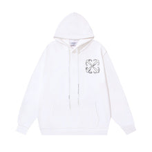 OW Dragon Alphabet Arrow Pullover Hooded Sweater