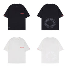 CHH  Heart T Shirts Chrome Hearts Sanskrit Horseshoe Pattern Short Sleeve T-Shirt