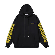 OW Tape Measure Arrow Measure Tape Printed Hooded Sweater